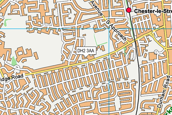 DH2 3AA map - OS VectorMap District (Ordnance Survey) DH2 3AA map - OS VectorMap District (Ordnance Survey)