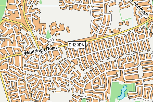DH2 3DA map - OS VectorMap District (Ordnance Survey) DH2 3DA map - OS VectorMap District (Ordnance Survey)