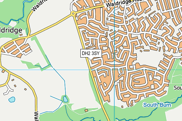 DH2 3SY map - OS VectorMap District (Ordnance Survey) DH2 3SY map - OS VectorMap District (Ordnance Survey)