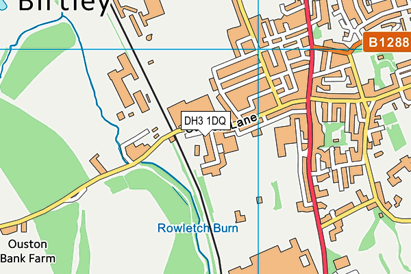 DH3 1DQ map - OS VectorMap District (Ordnance Survey) DH3 1DQ map - OS VectorMap District (Ordnance Survey)