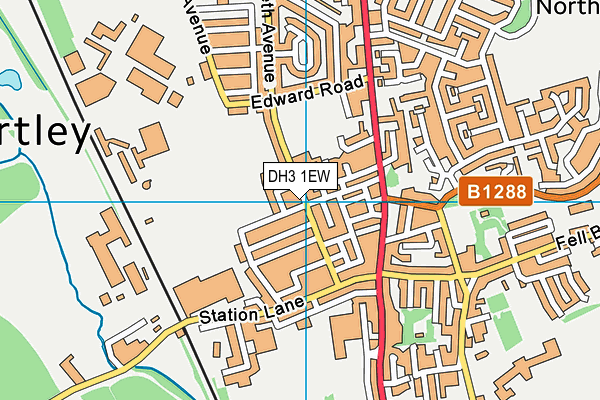 DH3 1EW map - OS VectorMap District (Ordnance Survey) DH3 1EW map - OS VectorMap District (Ordnance Survey)