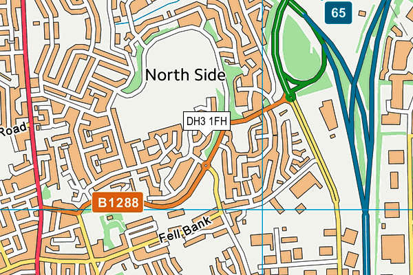 DH3 1FH map - OS VectorMap District (Ordnance Survey) DH3 1FH map - OS VectorMap District (Ordnance Survey)