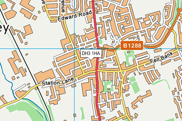 DH3 1HA map - OS VectorMap District (Ordnance Survey) DH3 1HA map - OS VectorMap District (Ordnance Survey)