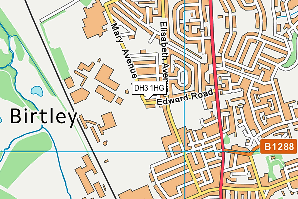 DH3 1HG map - OS VectorMap District (Ordnance Survey) DH3 1HG map - OS VectorMap District (Ordnance Survey)