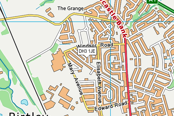 DH3 1JE map - OS VectorMap District (Ordnance Survey) DH3 1JE map - OS VectorMap District (Ordnance Survey)