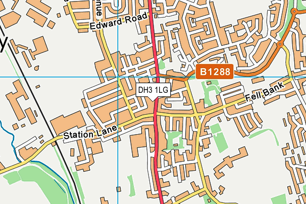 DH3 1LG map - OS VectorMap District (Ordnance Survey) DH3 1LG map - OS VectorMap District (Ordnance Survey)