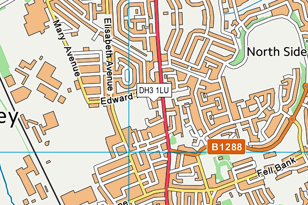 DH3 1LU map - OS VectorMap District (Ordnance Survey) DH3 1LU map - OS VectorMap District (Ordnance Survey)