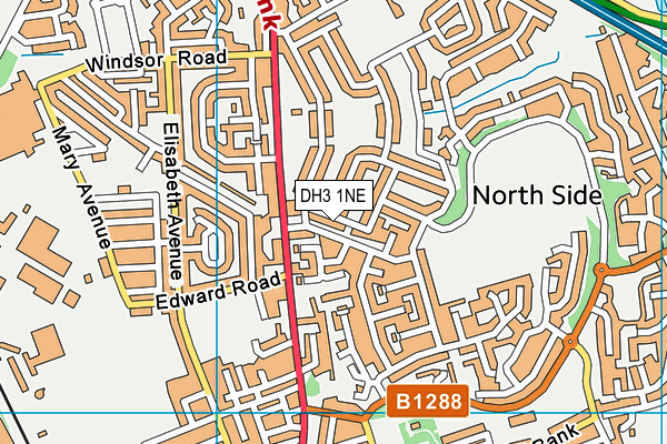 DH3 1NE map - OS VectorMap District (Ordnance Survey) DH3 1NE map - OS VectorMap District (Ordnance Survey)