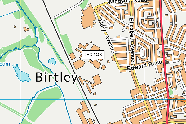 DH3 1QX map - OS VectorMap District (Ordnance Survey) DH3 1QX map - OS VectorMap District (Ordnance Survey)