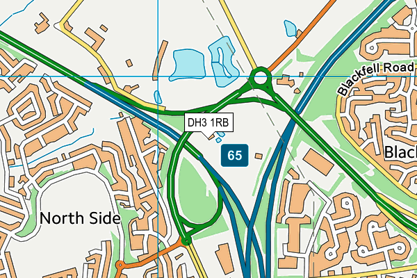 DH3 1RB map - OS VectorMap District (Ordnance Survey) DH3 1RB map - OS VectorMap District (Ordnance Survey)