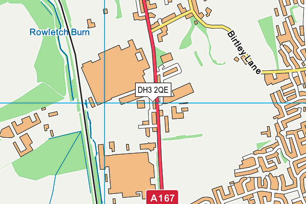 DH3 2QE map - OS VectorMap District (Ordnance Survey) DH3 2QE map - OS VectorMap District (Ordnance Survey)