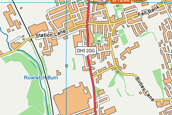 DH3 2QG map - OS VectorMap District (Ordnance Survey) DH3 2QG map - OS VectorMap District (Ordnance Survey)
