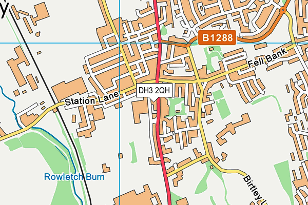 DH3 2QH map - OS VectorMap District (Ordnance Survey) DH3 2QH map - OS VectorMap District (Ordnance Survey)