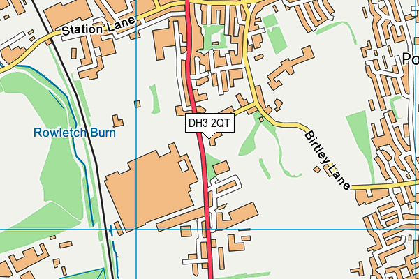 DH3 2QT map - OS VectorMap District (Ordnance Survey) DH3 2QT map - OS VectorMap District (Ordnance Survey)
