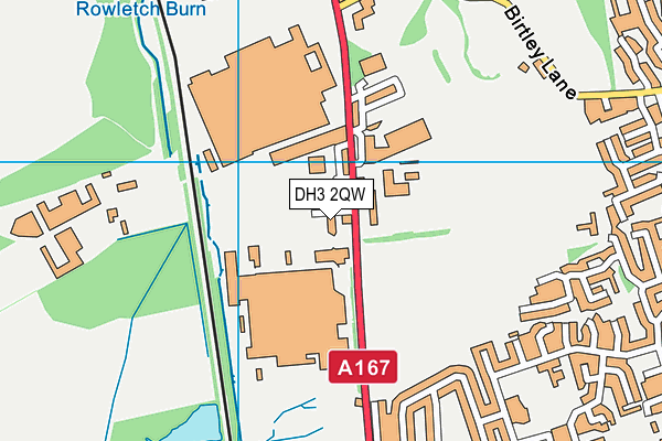 DH3 2QW map - OS VectorMap District (Ordnance Survey) DH3 2QW map - OS VectorMap District (Ordnance Survey)