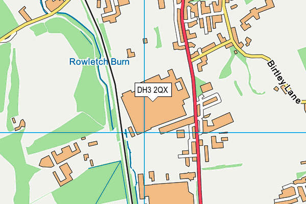 DH3 2QX map - OS VectorMap District (Ordnance Survey) DH3 2QX map - OS VectorMap District (Ordnance Survey)