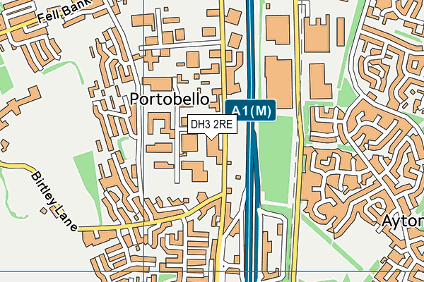 DH3 2RE map - OS VectorMap District (Ordnance Survey) DH3 2RE map - OS VectorMap District (Ordnance Survey)