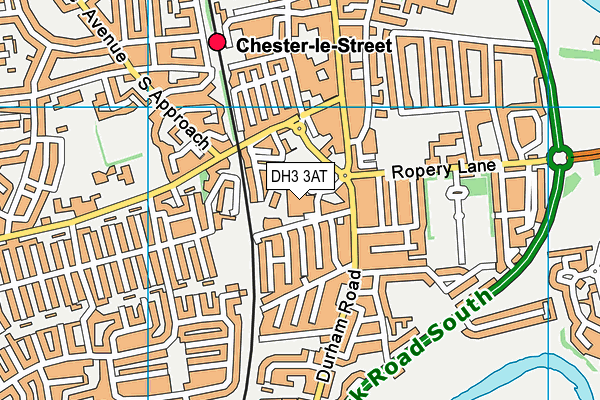 DH3 3AT map - OS VectorMap District (Ordnance Survey) DH3 3AT map - OS VectorMap District (Ordnance Survey)