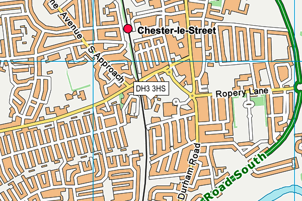 DH3 3HS map - OS VectorMap District (Ordnance Survey) DH3 3HS map - OS VectorMap District (Ordnance Survey)