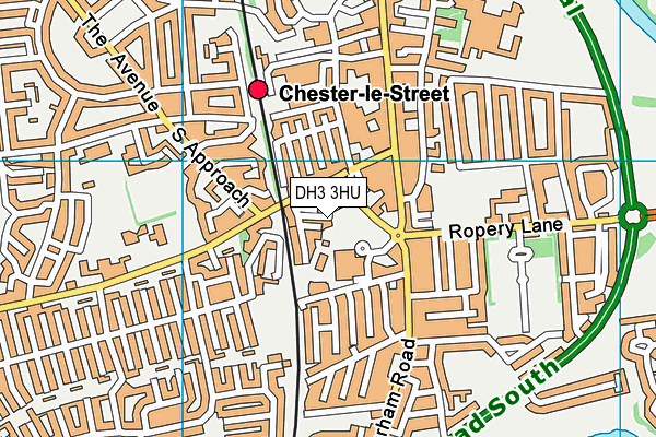 DH3 3HU map - OS VectorMap District (Ordnance Survey) DH3 3HU map - OS VectorMap District (Ordnance Survey)