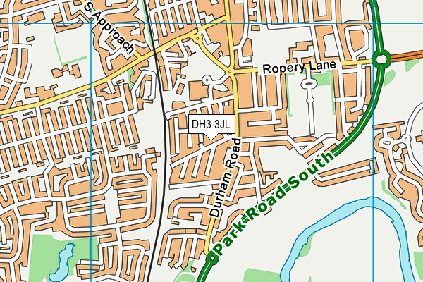 DH3 3JL map - OS VectorMap District (Ordnance Survey) DH3 3JL map - OS VectorMap District (Ordnance Survey)