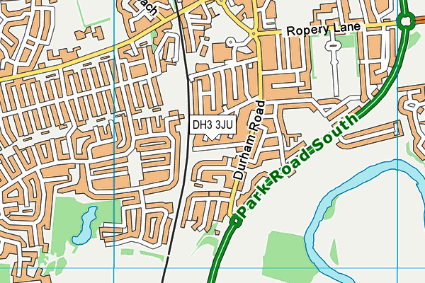 DH3 3JU map - OS VectorMap District (Ordnance Survey) DH3 3JU map - OS VectorMap District (Ordnance Survey)