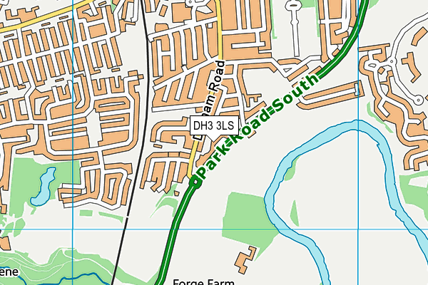 DH3 3LS map - OS VectorMap District (Ordnance Survey) DH3 3LS map - OS VectorMap District (Ordnance Survey)