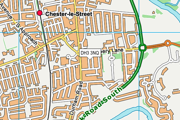 DH3 3NQ map - OS VectorMap District (Ordnance Survey) DH3 3NQ map - OS VectorMap District (Ordnance Survey)