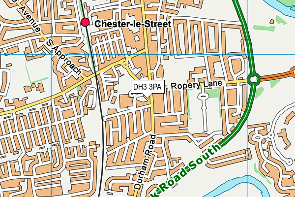 DH3 3PA map - OS VectorMap District (Ordnance Survey) DH3 3PA map - OS VectorMap District (Ordnance Survey)