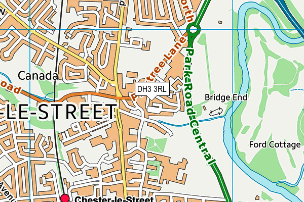 DH3 3RL map - OS VectorMap District (Ordnance Survey) DH3 3RL map - OS VectorMap District (Ordnance Survey)