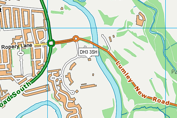 DH3 3SH map - OS VectorMap District (Ordnance Survey) DH3 3SH map - OS VectorMap District (Ordnance Survey)