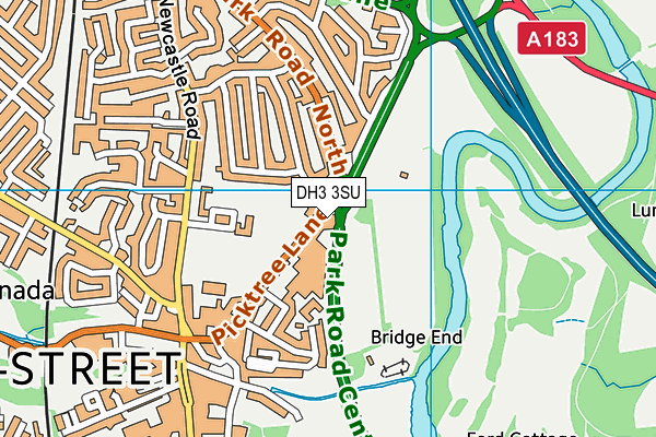 DH3 3SU map - OS VectorMap District (Ordnance Survey) DH3 3SU map - OS VectorMap District (Ordnance Survey)