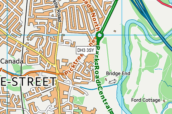 DH3 3SY map - OS VectorMap District (Ordnance Survey) DH3 3SY map - OS VectorMap District (Ordnance Survey)