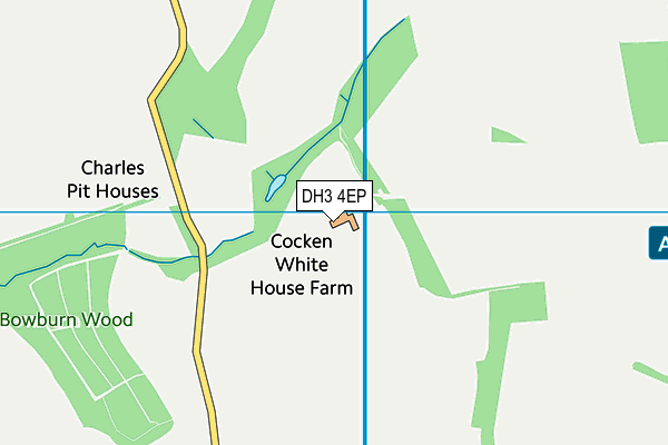 DH3 4EP map - OS VectorMap District (Ordnance Survey) DH3 4EP map - OS VectorMap District (Ordnance Survey)