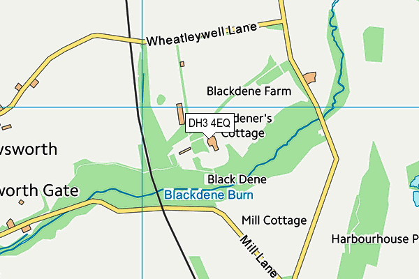 DH3 4EQ map - OS VectorMap District (Ordnance Survey) DH3 4EQ map - OS VectorMap District (Ordnance Survey)