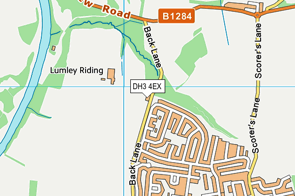 DH3 4EX map - OS VectorMap District (Ordnance Survey) DH3 4EX map - OS VectorMap District (Ordnance Survey)