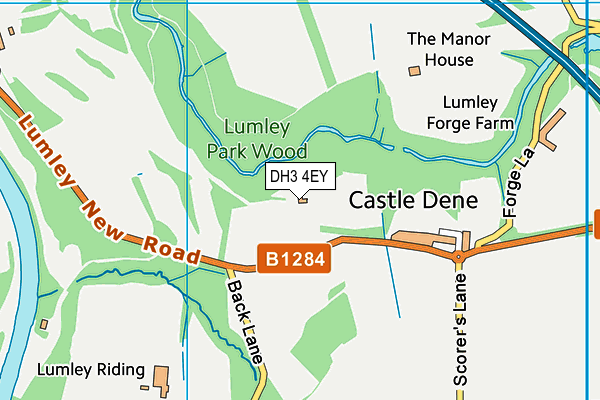 DH3 4EY map - OS VectorMap District (Ordnance Survey) DH3 4EY map - OS VectorMap District (Ordnance Survey)