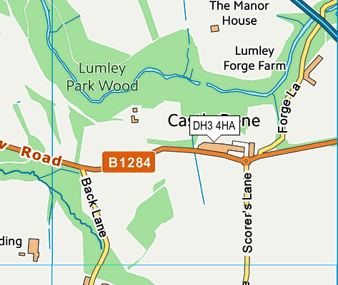 DH3 4HA map - OS VectorMap District (Ordnance Survey) DH3 4HA map - OS VectorMap District (Ordnance Survey)