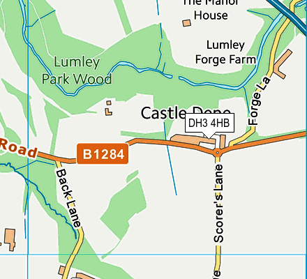 DH3 4HB map - OS VectorMap District (Ordnance Survey) DH3 4HB map - OS VectorMap District (Ordnance Survey)
