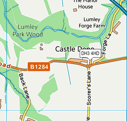 DH3 4HD map - OS VectorMap District (Ordnance Survey) DH3 4HD map - OS VectorMap District (Ordnance Survey)