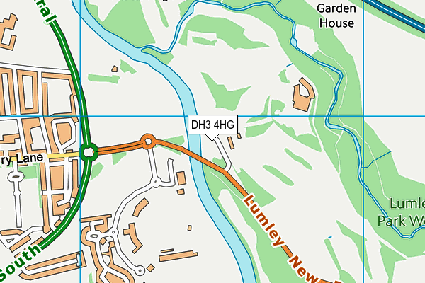 DH3 4HG map - OS VectorMap District (Ordnance Survey) DH3 4HG map - OS VectorMap District (Ordnance Survey)