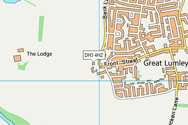 DH3 4HZ map - OS VectorMap District (Ordnance Survey) DH3 4HZ map - OS VectorMap District (Ordnance Survey)