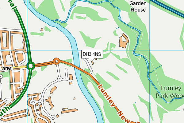 DH3 4NS map - OS VectorMap District (Ordnance Survey) DH3 4NS map - OS VectorMap District (Ordnance Survey)