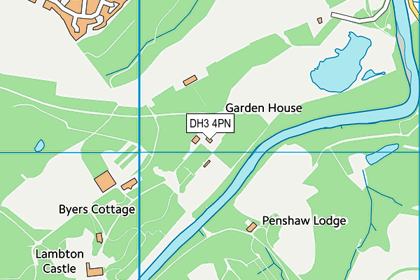 DH3 4PN map - OS VectorMap District (Ordnance Survey) DH3 4PN map - OS VectorMap District (Ordnance Survey)