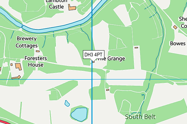 DH3 4PT map - OS VectorMap District (Ordnance Survey) DH3 4PT map - OS VectorMap District (Ordnance Survey)