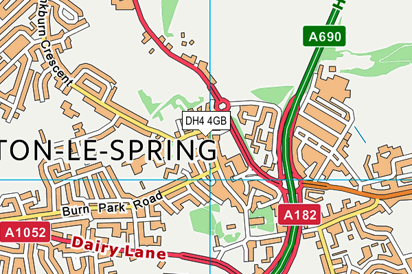 DH4 4GB map - OS VectorMap District (Ordnance Survey) DH4 4GB map - OS VectorMap District (Ordnance Survey)