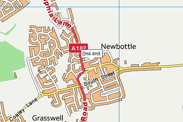 DH4 4HX map - OS VectorMap District (Ordnance Survey) DH4 4HX map - OS VectorMap District (Ordnance Survey)