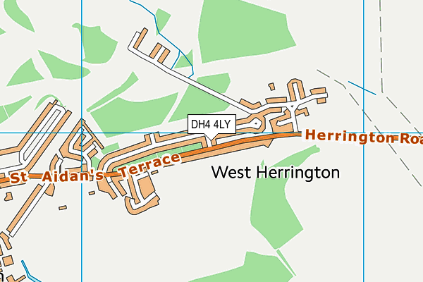 DH4 4LY map - OS VectorMap District (Ordnance Survey) DH4 4LY map - OS VectorMap District (Ordnance Survey)