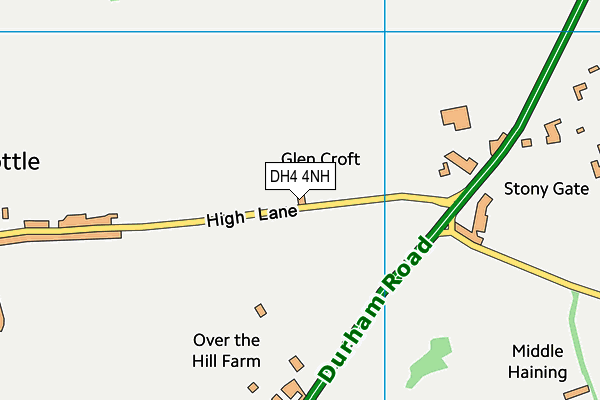 DH4 4NH map - OS VectorMap District (Ordnance Survey) DH4 4NH map - OS VectorMap District (Ordnance Survey)