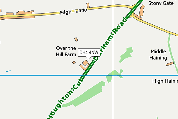 DH4 4NW map - OS VectorMap District (Ordnance Survey) DH4 4NW map - OS VectorMap District (Ordnance Survey)